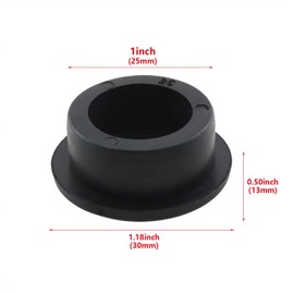 HJGarden 4pcs Black 25mm Rubber Mouth Guard Dustproof Rubber Cross Seal Plugs Desktop Cable Grommets Cable Hole Covers Office Desk Cable Organizer Eco-Friendly Flame Retardant Cable Guard Plugs