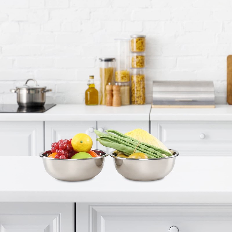 Hespama 6 Pack Stainless Steel Mixing Bowl Set