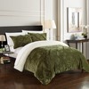 Chic Home Josepha Bedding Set, Twin-XL Comforter, Green