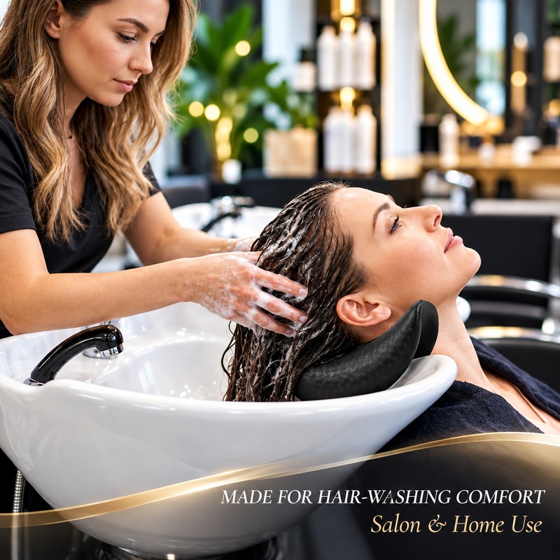 Hair Washing Neck Cushion for Salon Sink – Waterproof Rubber