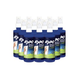 EXPO Dry Erase Whiteboard Cleaning Spray, 8 oz. (Pack of 12)