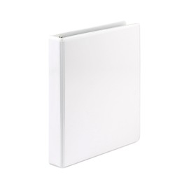 Samsill 1-Inch 8.5 x 5.5 Inches Value View Binder, White (18507)