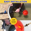 Shawmin 6" Float Ball for Float Valve, Heavy Duty Plastic