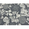 Sunbrella Grey White Floral 100% Acrylic Outdoor Upholstery Cushion Pillow