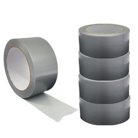 XINYIDAO 5 Pcs Duct Tape, Heavy Duty Waterproof Silver Tape, 1.8" x 109 Yards, Strong Adhesive Duct Tape Bulk, Suitable for Indoor and Outdoor Use