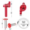 ZSDTRP Universal 7/8" 22mm Motorcycle Throttle Assembly Twists Grip CNC