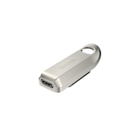 SanDisk Ultra Luxe USB Type-C Drive 512GB USB Type C Flash Drive USB 3.2 Gen 1 Metal Design 400MB/s Read Keychain Silver