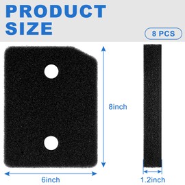 8PCS Plinth Filter Replacement T1 Dryer 9164761 Heat Pump Dryer, Dryer Spare Parts, Lint Filter Foam Sponge Replacement Keep Your Dryer Efficient and Lint-Free