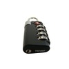 TSA Combination Padlock 4 Row Black 223504
