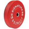 Signature Fitness 2" Olympic Bumper Plate Weight Plates with Steel
