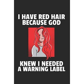 Rote Haare Rothaarig Notizbuch: Rote Haare Rothaarig Notizbuch für Liebhaber / Notizheft / Notizblock A5 (6x9in) Dotted Notebook / Punkteraster / 120 gepunktete Seiten