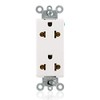 Leviton 15-Amp 125/250-Volt, Decora Universal Duplex Receptacle, Back and Side