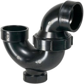 LEFITPA Replacement 93231 1-1/2 Inch ABS P-Trap with Cleanout and Solvent Joint for Thrifco Plumbing 6793231