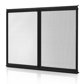 VEVOR RV Screen Door Protector, 26.5 x 20 inch Door Grille, Easy to Install and Disassemble, Reinforced Breathable Protective Mesh, Aluminum Alloy Camper RV Entry Protector for Pet Protection, Black