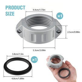 AHRLIC P06574 Adapter Compatible with Bestway & Lay-Z-Spa AirJet Hot Tubs, Pump Coupling Replacement, Air Coupler Connectors for Spa Accessories