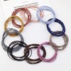 HONAMWINPRO Haargummis Schwarz Pink 000001