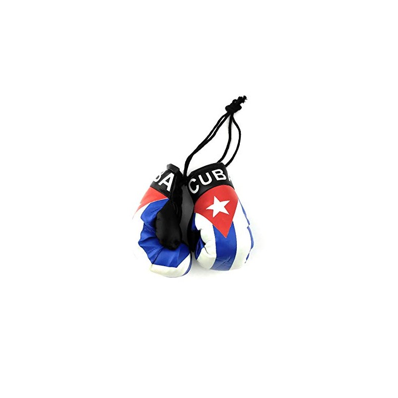Red Hat Ent Hanging Car Mirror Mini Boxing Gloves (Cuba)