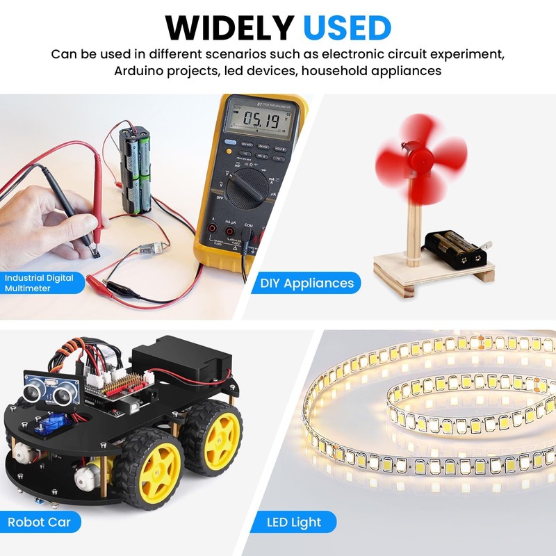 SDTC Tech 2-Pack 2 Slot D Cell Battery Holder 3V
