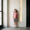 Children's Wooden Height Chart - Foldable Growth Measuring Bar (50-200