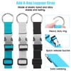 Kifmurase 3 Pcs Heavy Duty Add a Bag Luggage Straps