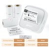 Mini Thermal Sticker Paper - 3 Rolls (57x25mm) for Instant