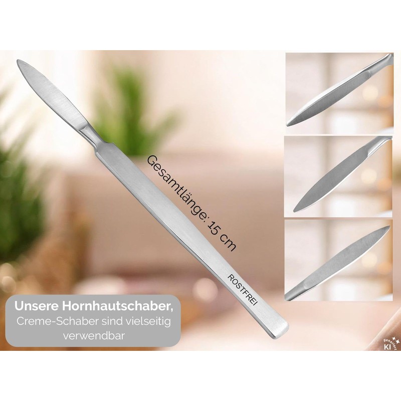Blunt Scalpel Callus Scraper Cream Scraper Spatula Stainless Steel