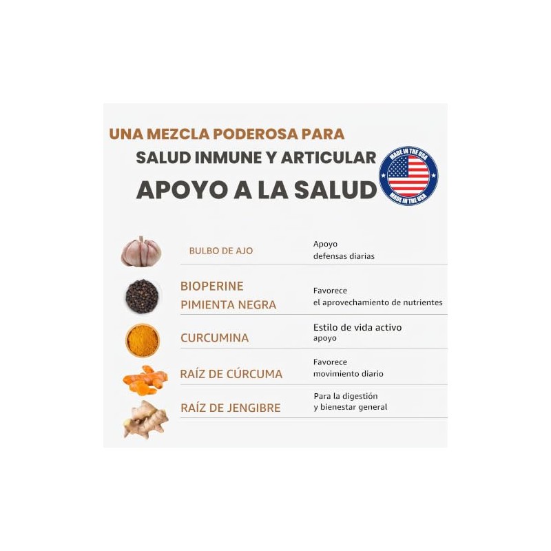 MedChoice | Curcumina de Cúrcuma 4 en 1 con Bioperina