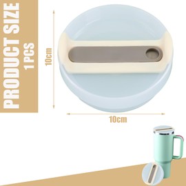 1Pcs Replacement Lid for Reusable Leakage Proof Lid,Cup Lids Leak Proof for Drinking Glasses Cup, Cup Lid Replacement for Cup Accessories With Flip Lid Durability 40oz Tumbler Lid Replacement