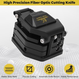 Fibre Splitter, Glass Fibre Cutter, Optical Fibre Cutter with Allen Key, High Precision Fibre Cutter, High Strength Tungsten Steel Cold Splicing and Hot Melt Fibre Cutting Tool, Fibre Sp