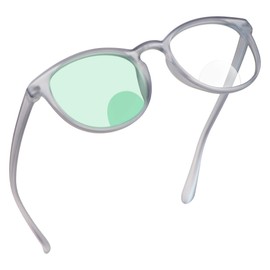 YEIN Bifocal Reading Glasses with Blue Light Blocking Lenses, Bifocal Reader for Women and Men, Oval frame with Spring Hinge (+1.00/+4.00 magnification)