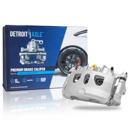 Detroit Axle - Front Left Brake Caliper for Ford Explorer Taurus Flex Lincoln MKS MKT Interceptor Utility Special Service Police Sedan, Driver Side Disc Brake Caliper Replacement
