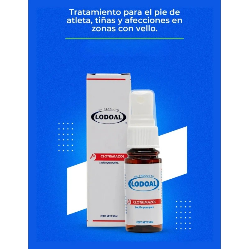 Loción Para El Hongo De Los Pies Lodoal Neutra