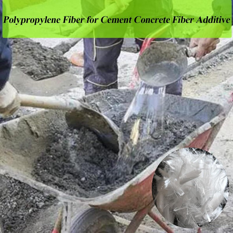 Polypropylene Fiber Reinforcement for Concrete - 19 mm, 3.7 LB