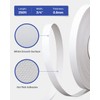 FAKILO Melamine Edge Banding, White Pre-glued Veneer Edge Banding for