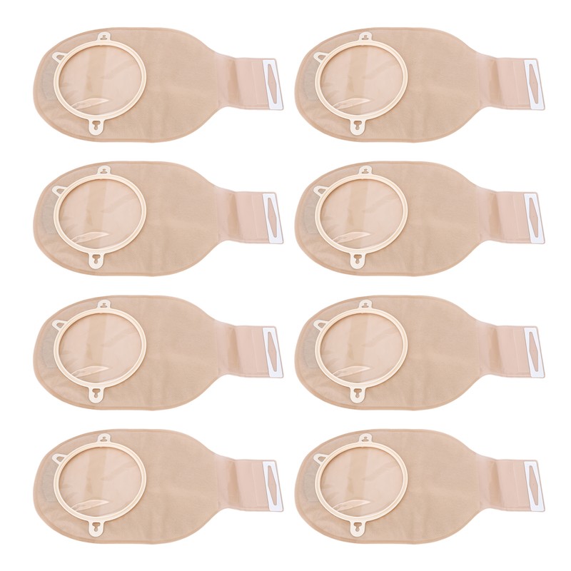 20pcs Drainable Colostomy Pouch Odor Repellent Film Double Sided Soft