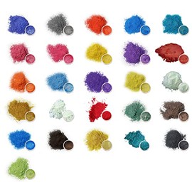 Mica Powder for Cosmetics/Candles etc - 10g Packs (Glitter White)