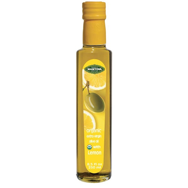 Mantova Oil Olive Extra Virgin Lemon Organic, 8.5 fl oz