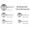 Viwehots Measuring Cups and Spoons Set 11, 18/8 Stainless Steel