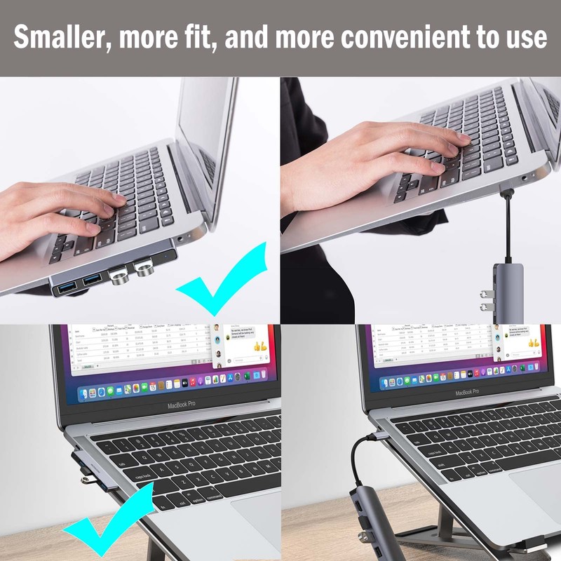 USB Hub, Fidioto 4 Port USB Adapter(1 * 3.0 Hub,