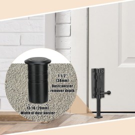 Tandefio 3 Pack 6.3 Inch Slide Bolt Gate Latch with Padlock Hole 304 Stainless Steel Barrel Bolt Latch Heavy Duty Door Security Lock Thickened Door Hardware for Barn Fence Shed Yard(Black)