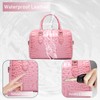 Makcr Joacbv Top-Handle Crocodile Purses For Women Crossbody Leather Bags