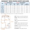 BASSDASH 10.5” Mens Fishing Cargo Shorts Quick Dry UPF 50+