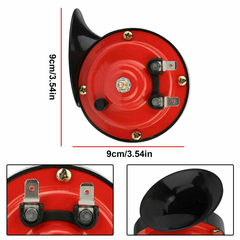 12V Super Loud Train Horn Waterproof for Motorcycle Car Truck