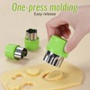 Sandwich Cutters for Children, 12 Pcs Stainless Steel Vegetable Fruit