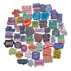 Positive Affirmation Stickers for Water Bottles Stickers for Boys Girls Waterproof Motivational Decals for Scrapbooking Supplies Inspirational Stickers for Teachers Students Journaling Stickers 50Pcs