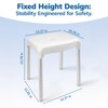 Umimile Shower Chair for Inside Shower - Fixed Height, Sturdy