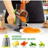 Eleko Meyar Cheese Grater with Handle, Multifunctional Manual Rotary Cheese