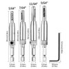 4PCS Self Centering Drill Bit Set, Hinge Drill Bit, Self