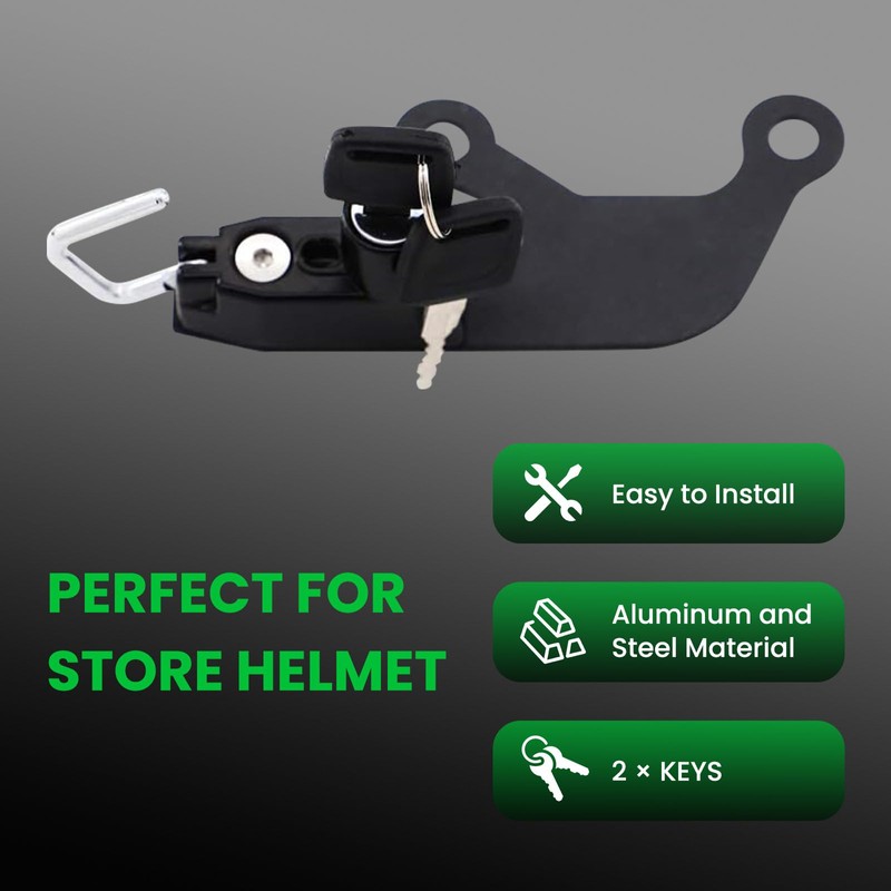 GUAIMI Motorcycle Anti-Theft Helmet Lock Left Side for Z 650