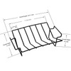 Mydracas BBQ Rib Racks for Smoking and Grilling,Turkey Roasting Rack